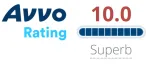 Avvo 10.0 superb rating logo