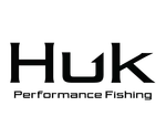 Huk Performance Fishing logo in black text on a transparent background.