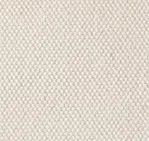 Close-up of beige woven fabric texture with a natural, basket-weave pattern and soft fibers.