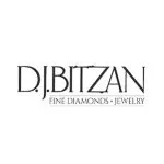DJ Bitzan logo with tagline Fine Diamonds Jewelry in black text on white background