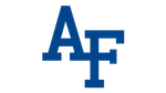 Blue stylized letters A and F overlapping on a black background