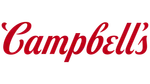 Campbell's logo in red cursive font on a transparent background