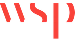 Red WSJ logo with stylized bold letters and black text design on a transparent background.