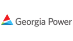 Logo of Georgia Power featuring a multicolored triangular design and company name in black text.