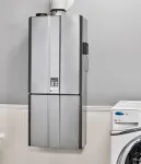 a white and black heater