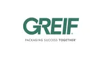 Greif company logo with tagline Packaging Success Together in green and black text on white background