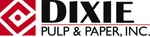 Dixie Pulp & Paper, Inc. logo with red geometric symbol and bold black text on white background