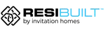 LUXE BUILT brand logo with blue and black text on a transparent background.
