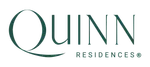Quinn Residences logo with elegant typography and a stylized Q in dark green color