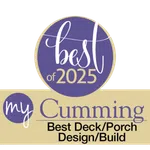 Best of 2025 award badge for My Cumming Best Deck and Porch Design and Build services