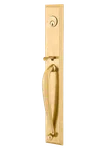 a white door handle