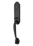 a white door handle