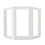 Infinity from Marvin white fiberglass bay window