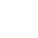 Black and white icon of three people figures inside two concentric circles representing a group or community.