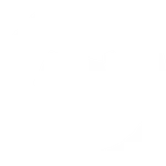 White handshake icon inside a circle symbolizing agreement or partnership on black background