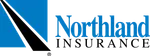 Northland company logo with blue and black geometric design and blue text on white background
