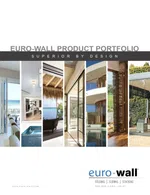 Euro-Wall Folding, Sliding, Stacking Patio Door Brochure