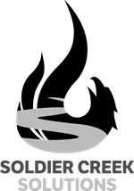 Soldier Creek Solutions logo with stylized 'S' graphic and company name in bold letters.
