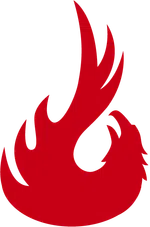 Prairie Band LLC logo with stylized red flame icon next to bold gray company name text.