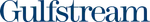 Gulfstream logo in dark blue serif font on a transparent background