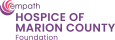 Logo of Empath Hospice of Marion County Foundation with purple and pink circular design