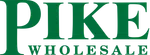 Green Pike Wholesale logo with large serif letters on a transparent background.