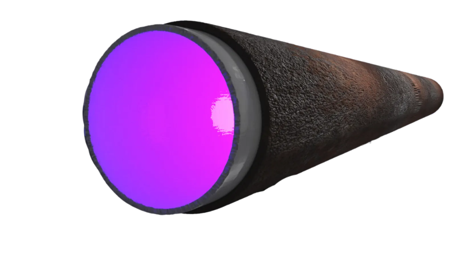 a purple and white light