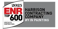 2025 ENR Top 600 Specialty Contractors badge recognizing Harrison Contracting Company as #9 in Painting.