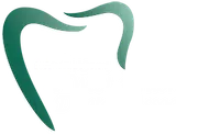 Logo of Oelwein & West Union Dental Associates featuring a stylized green tooth outline and white text.