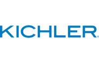 Kichler logo in blue uppercase letters on transparent background