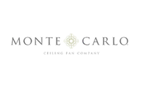 Monte Carlo Ceiling Fan Company logo with decorative emblem and classic serif typography.