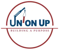 Union Up logo with a crane lifting the letter I and the tagline Building a Purpose below.