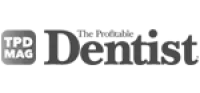 Logo of The Reliable Dentist magazine with TPD MAG initials in a rounded square.