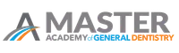 Logo of Master Academy of General Dentistry with stylized A and colorful swoosh design.