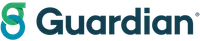 Guardian company logo with stylized S icon in green and blue beside dark blue text.