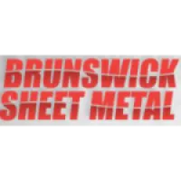 Brunswick Sheet Metal logo with bold red text on white background.