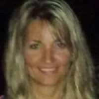 a woman with long hair