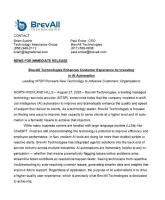 BrevAll Technologies press release detailing AI automation investment to enhance customer experience and service quality.