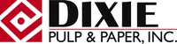 Dixie Pulp & Paper, Inc. logo with red geometric symbol and bold black text on white background
