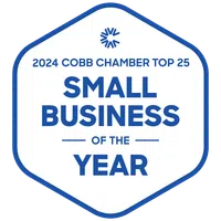 2024 Cobb Chamber Top 25 Small Business of the Year Logo