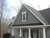 a house with a porch