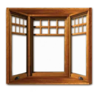 a window with a view of the outside