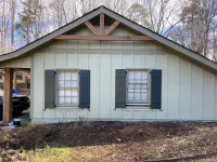 a house with a garage