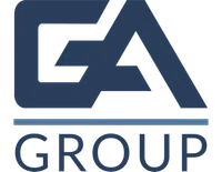 Dark blue EA Group logo with stylized letters and a horizontal line above the company name.