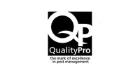 QualityPro logo representing excellence in pest management with bold QP letters and tagline.