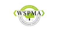 Washington State Pest Management Association logo with green state outline and black insect silhouette