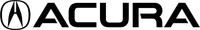 Acura logo with stylized 'A' emblem and bold black lettering on a transparent background.