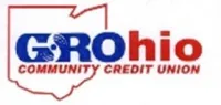 Grow Ohio Community Credit Union logo with Ohio state outline and handshake design