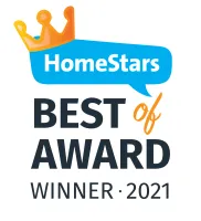 HomeStars Best of the Best award winner 2021