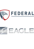 Federal and Eagle logos featuring stylized eagle heads with shield and wing elements in red, gray, and silver tones